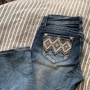 Grace in la bootcut embellished jeans size 30